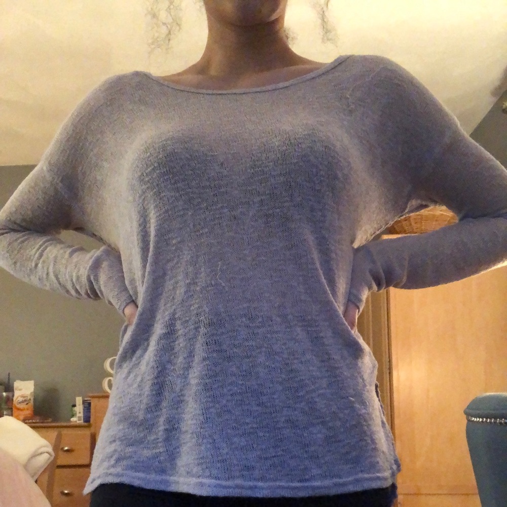 Thin grey sweater